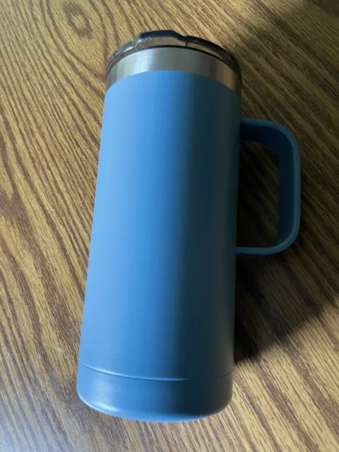 RTIC 16 oz Travel Coffee Cup Mug Tumbler Stainless Steel Vacuum Insulated Blue 3