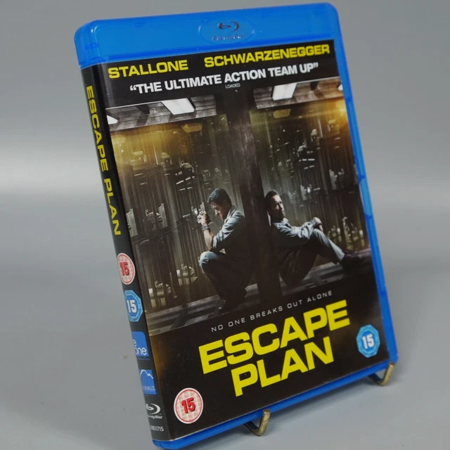 Blu-ray, Escape Plan, Sylvester Stallone, Schwarzenegger, Cert 15, Grade A