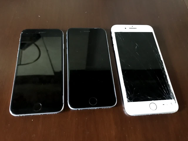 Lot of 3 Apple iPhones A1668 A1549 A1784 No Working As Is For Parts
