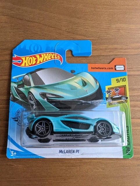 HOT WHEELS MCLAREN P1 Green 9 10 Short Card Rare 8.99 PicClick UK