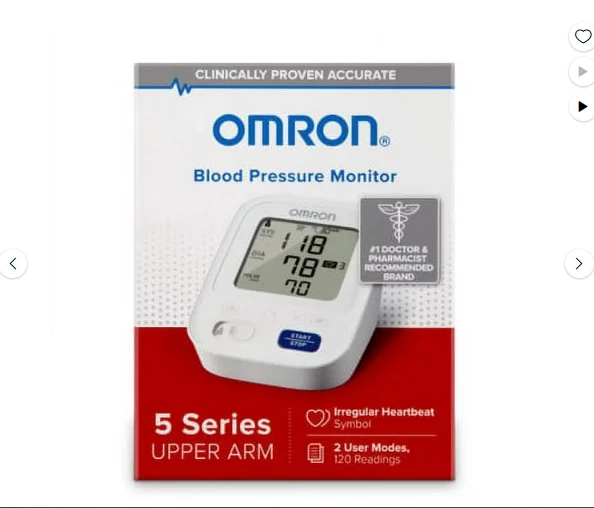 Monitor de presión arterial en la parte superior del brazo Omron serie 5 BP7200