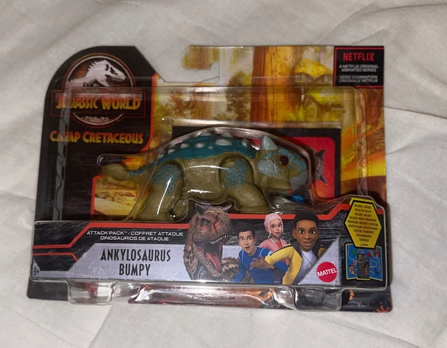 JURASSIC WORLD Netflix Camp Cretaceous Ankylosaurus Bumpy Attack Pack ...