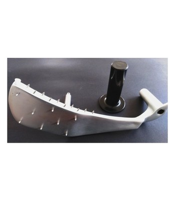 Braccio pressa merce per Affettatrice RGV 9200 pressa ferma carne salumi alluminio boccola da 12 mm 