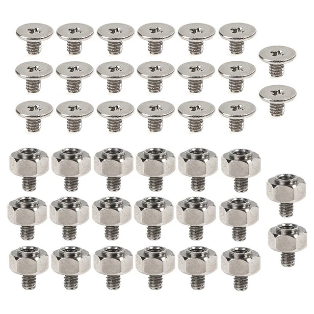 20Sets M.2 SSD Screw Kit Stand Off Screw Hex for A- M.2 SSD Motherboard Sil U3C2