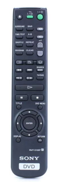 Sony RMT-D126P Télécommande d'origine pour  Lecteur DVD (Réf#L-739)