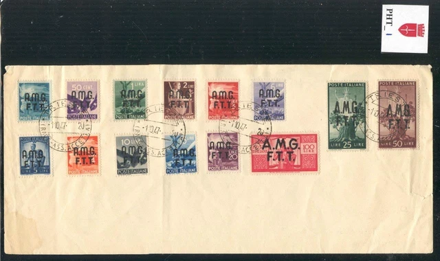 PHT_1. TRIESTE. 1947 FDC "DEMOCRATICA" set. Sas 1-17, EXC. 9,11,15. Top CV !