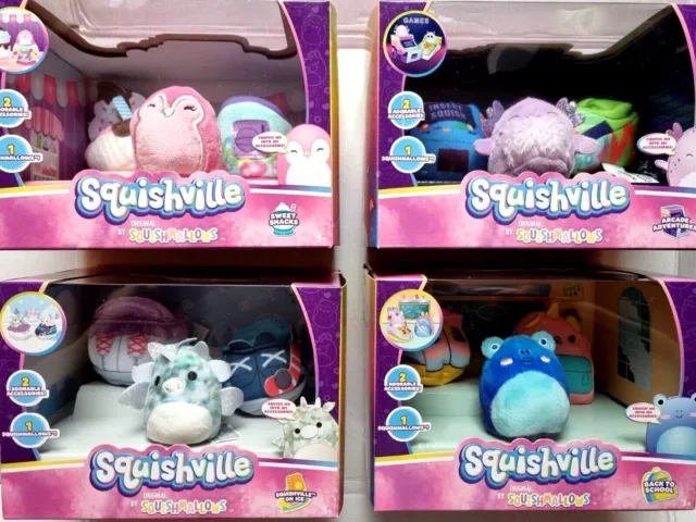 Squishmallows Squishville Set Soft Toy for Age 3+