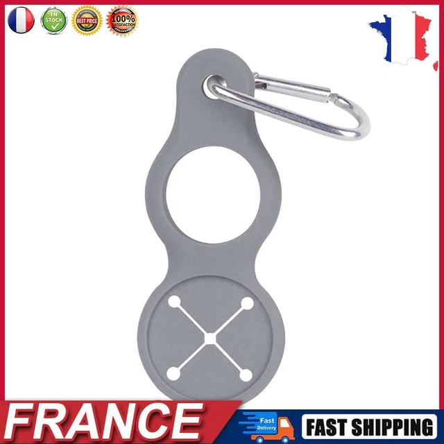 Sports Water Bottle Holder Buckle Carabiner Camping Towel Hook (Grey) fr