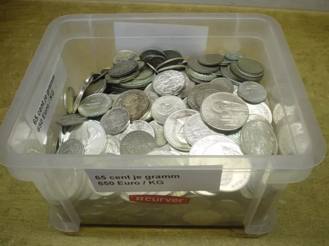 1 KG Silber Münzen , verschiedene Länder , Investment Lot , 1000g Silber Münzen