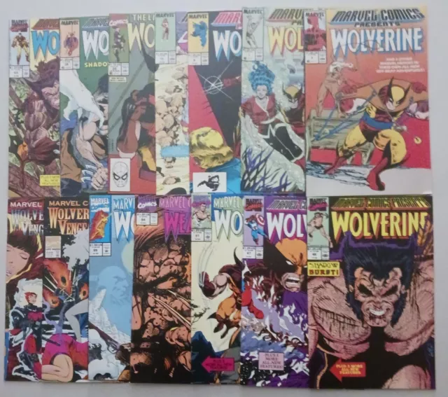 Marvel Comics Presents (Lot of 15) #5,7,9,100 PLUS Wolverine Higher Grade
