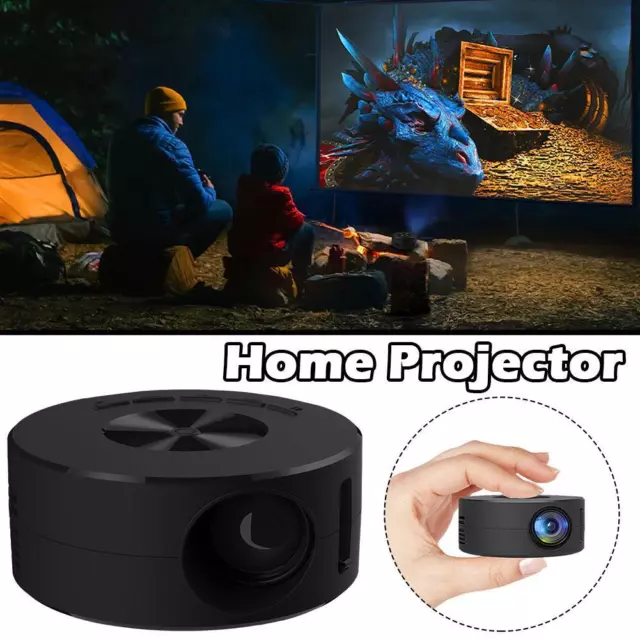 P ORTABLE MINI Projector LED 1080P HD Home Cinema Movie Phone Theater ...