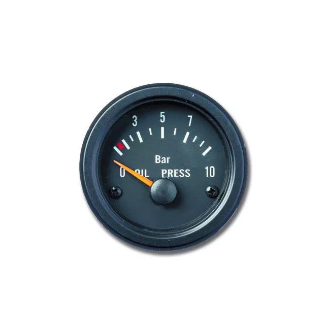 GAUGE LINE Indicatore di pressione olio d. esterno mm 57 Colore Bianco