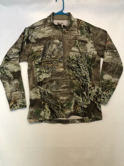 Rocky Scent IQ Atomic Camouflage MAX 1 - Hunting 1/4 Zip Shirt Medium M Camo