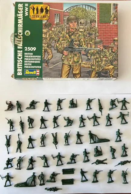 Revell 1:72 Soldatini Da Colorare Britische Fallschirmjager Wwii Art 2509