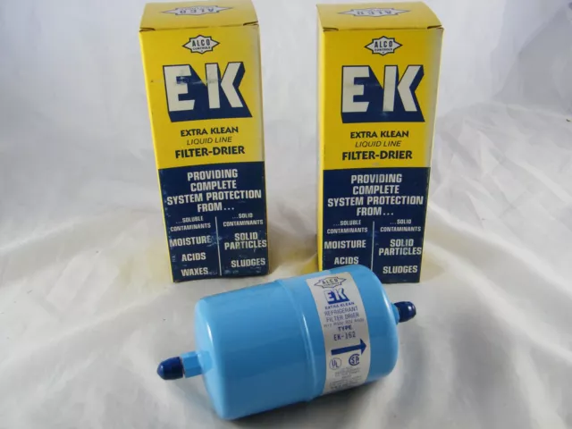 Lot Of 2 ~ New ~ Alco Ek Extra Klean Filter-Drier ~  Part # Ek-162 ~ 1/4" Sae