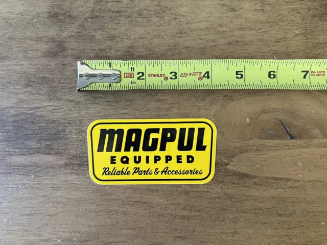 Magpul Equipped Reliable Parts  Stickers/Decal Gun Tactical Hunting  Shot Show
