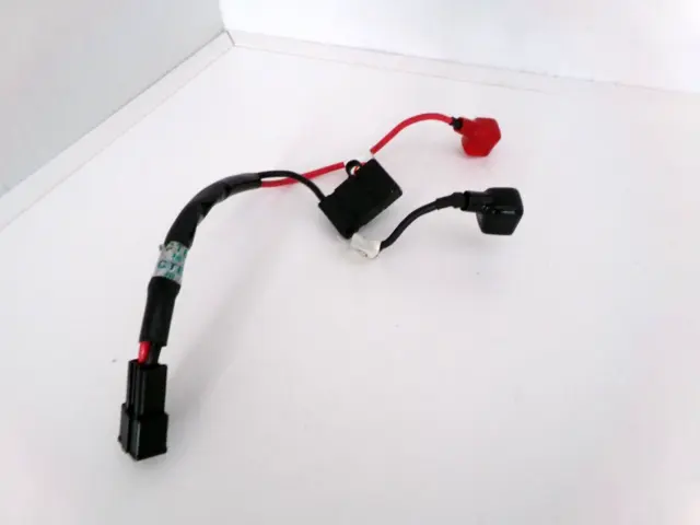 SHOPRIDER DELUXE TE-888NR mobility scooter parts: BATTERY CABLE (black plug)