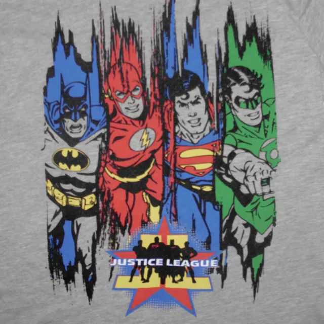 Justice League Unlimited T-Shirt Medium DC Comic Superhero Batman Superman Flash