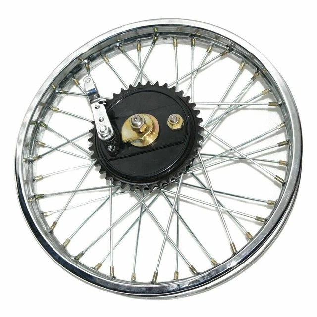 Brand New For Royal Enfield Rear Wheel Rim 19'' Complete + Spoke Half + Hub BSA