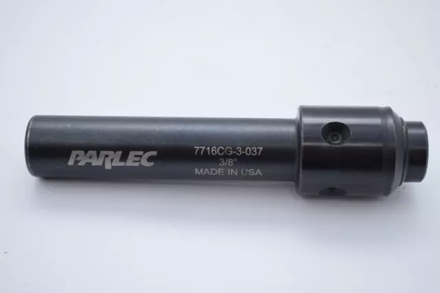 Parlec 7716-3-037 3/8'' Diameter Tap Extension Adapter .375 .3750 Made In Usa