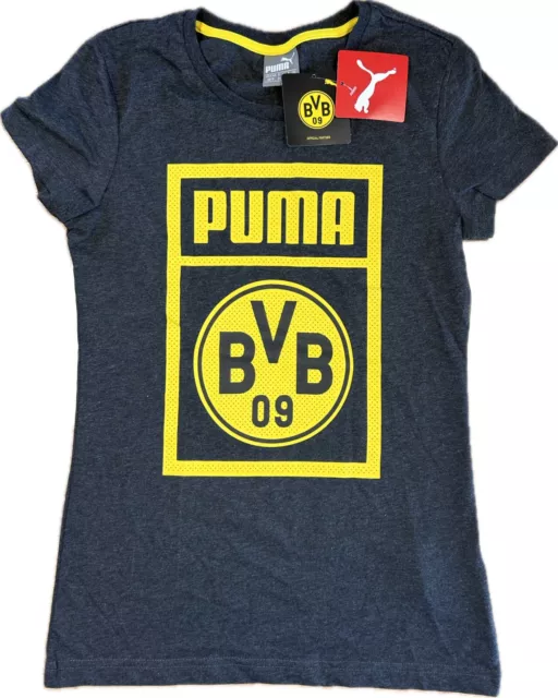 BVB Borussia Dortmund Puma Damen T-Shirt Größe 34 / S *NEU*