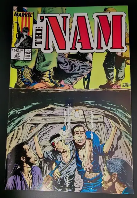 THE 'NAM Marvel Comics No. 22 "Thanks for Thanksgiving" 1988 Doug Murray RAW