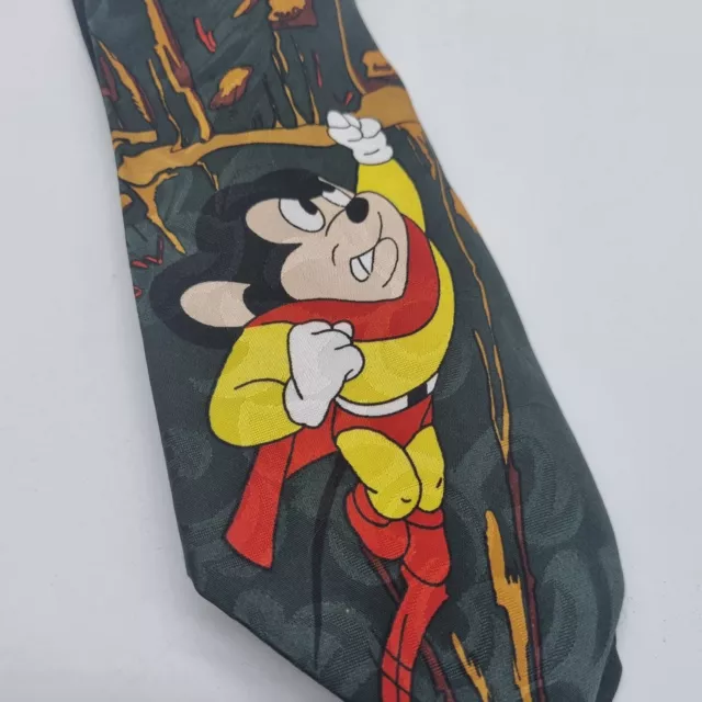 Mighty Mouse Vintage 1995 Viacom Mighty Mouse "Heeelp" Novelty Tie Terrytoons 2