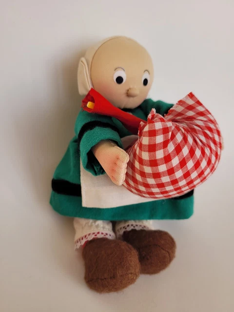 Becassine by Minerve Cloth 8" Doll French Cloth Bag Umbrella Vintage 1970's