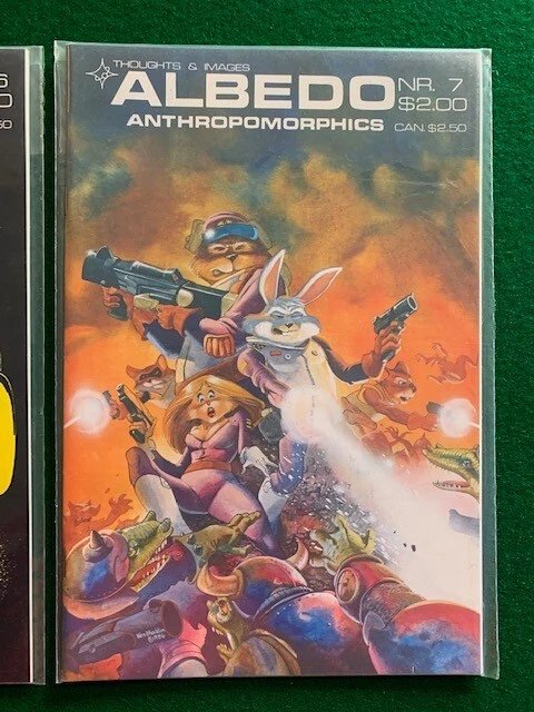 Albedo Anthropomorphics #7 Thoughts & Images 1986 Critters Usagi Yojimbo NM