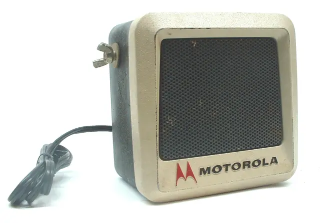 (C4)  Vintage Motorola Communications Speaker - Great Sound - Super Fast Ship