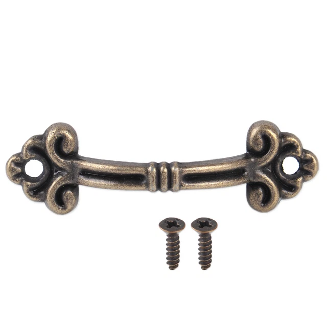 10pc 48mm Antique Bronze Small Jewelry Box Handle Drawer Cabinet Door Pulls Knob 3