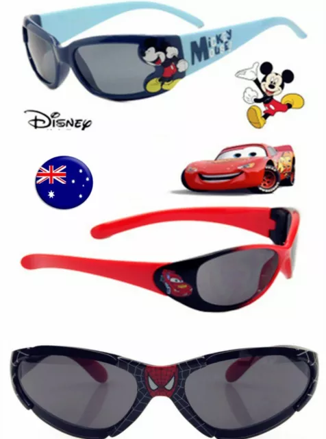 Children Boy Kids Mickey Spiderman McQueen Car UV protect beach eye sunglasses