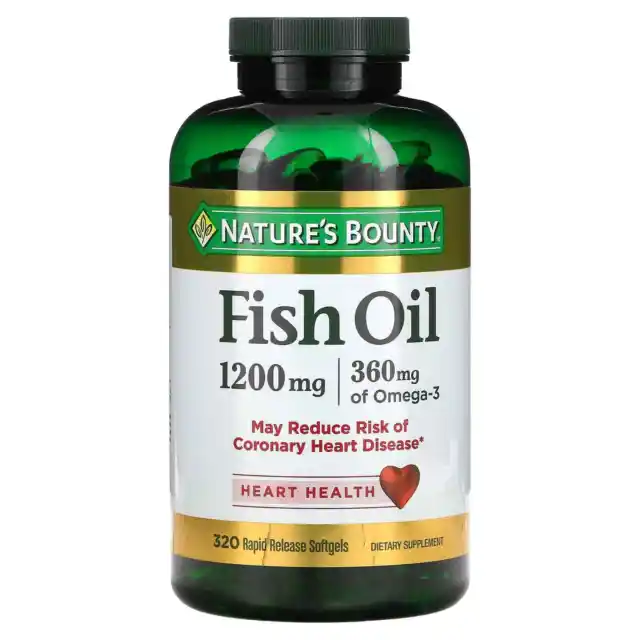 2 X Nature's Bounty, Fish Oil, 1200 mg, 320 Rapid Release Softgels