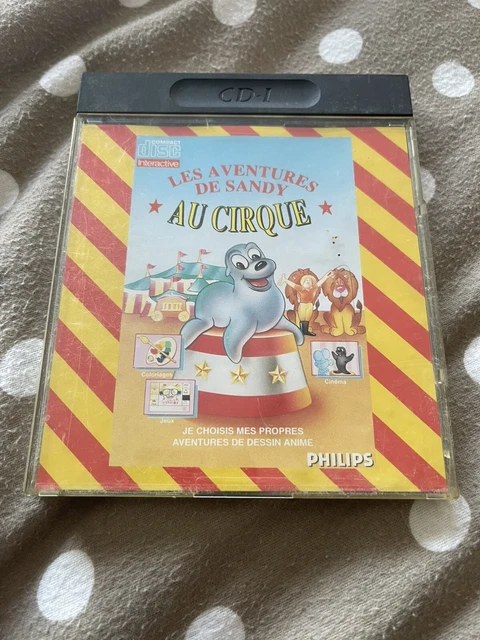 Jeu Pour Philips CD-I CDI Les Aventures De Sandy Au Cirque Complet Boîte Notice