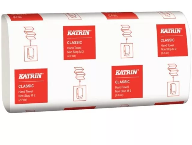 KATRIN Papierhandtücher 61617 CLASSIC Non Stop M2 Interfold-Falzung 2-lagig