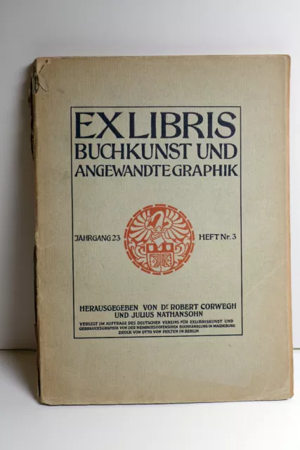 Exlibris Buchkunst und angewandte Graphik 1913 Jahrgang 23 / Heft 3