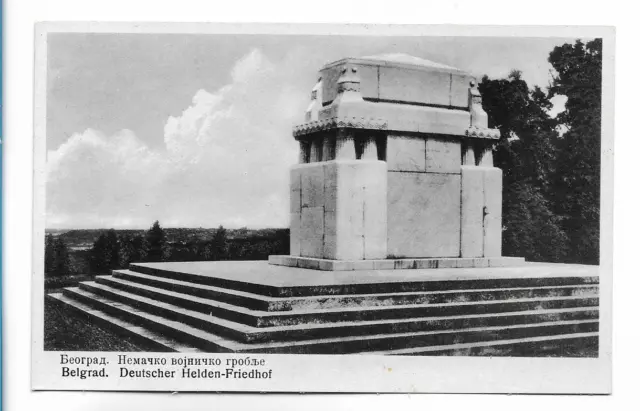 V3913/ Belgrad Deutscher Helden-Friedhof AK 1943 Serbien