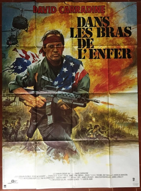 Affiche DANS LES BRAS DE L'ENFER Behind Enemy Lines DAVID CARRADINE 120x160cm