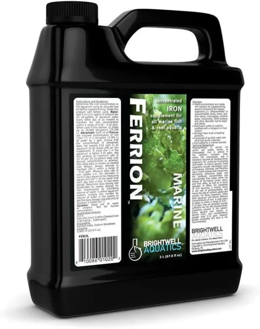 Concentrated Iron Supplement for Marine Fish and Reef Aquariums