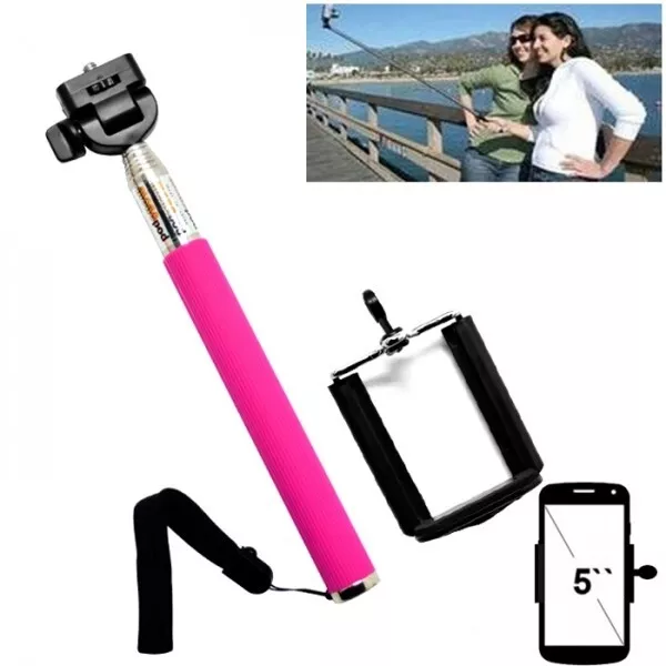 Palo Selfie Brazo Extensible Soporte Monopod Selfi Selfy Brazo Para Movil Foto 2