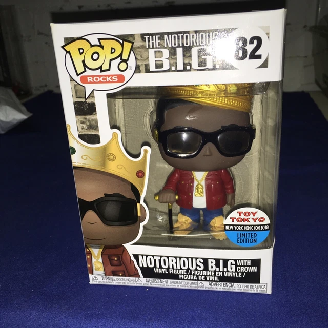 FUNKO POP! ROCKS 82 The Notorious B.I.G. With Crown Toy Tokyo NYCC