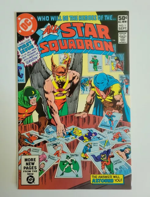 All-Star Squadron #1 - DC 1981 Comics Hawkman Newsstand