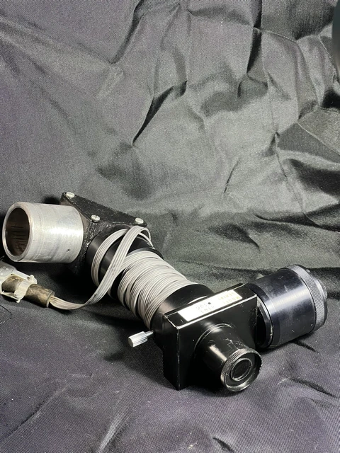 Leitz Wetzlar Germany Microscope Optic Inspection w/ Microcode 2141 marker, Grad