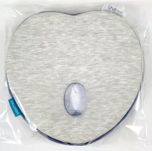 Babymoov Lovenest Ergonomic Baby Head Rest Support Pillow for 0+ Months, Gray