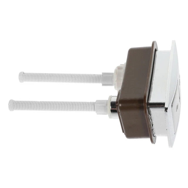 Bouton De Chasse D'Eau Double - 114 Mm De Longueur - Filetage 38 Mm - Pour Remplacer Le Bouton-Poussoir De Réservoir WC