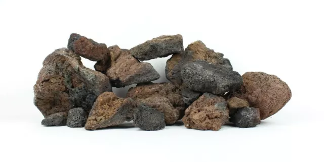 Fish Tank Rock Aquarium Stone Decoration Set LAVA MIX 15kg