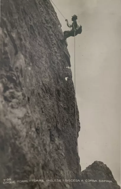 Cartolina Cinque Torri Torre Inglese Cortina d’Ampezzo Belluno Non viaggiata