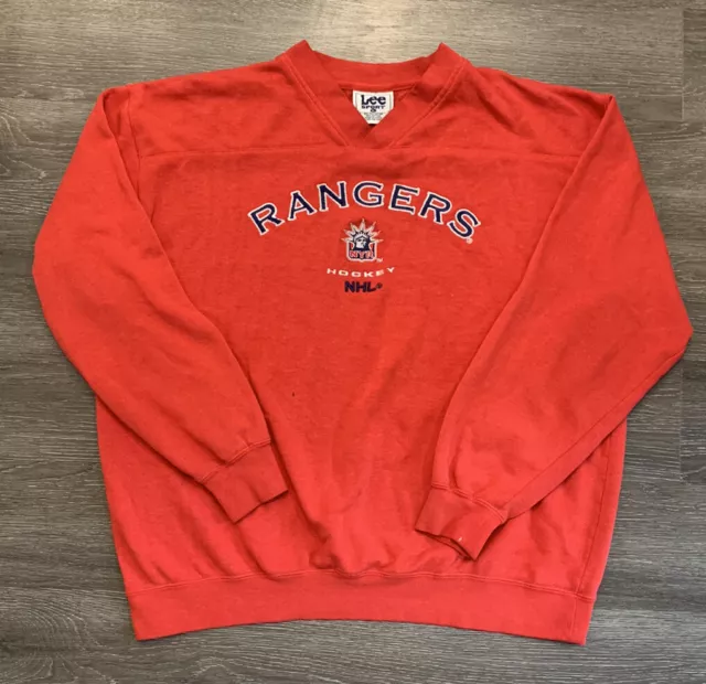 New York Rangers LADY LIBERTY Vintage NHL Crewneck Sweatshirt
