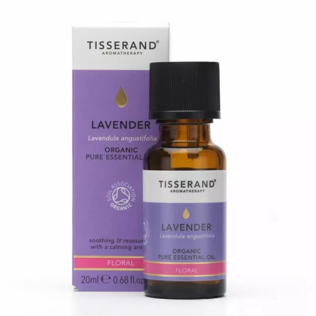 Tisserand Aromatherapy Lavender Organic Pure Essential Oil 9ml/ 20ml