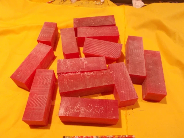 BOX LOT of RED TOOLING BOARD pattern tool die mold plastic prototype modeling
